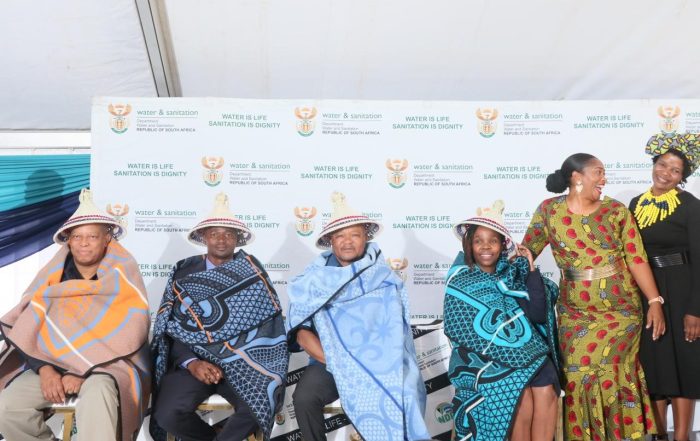 Water and Sanitation Minister Donates Houses in Kgubetswana Township