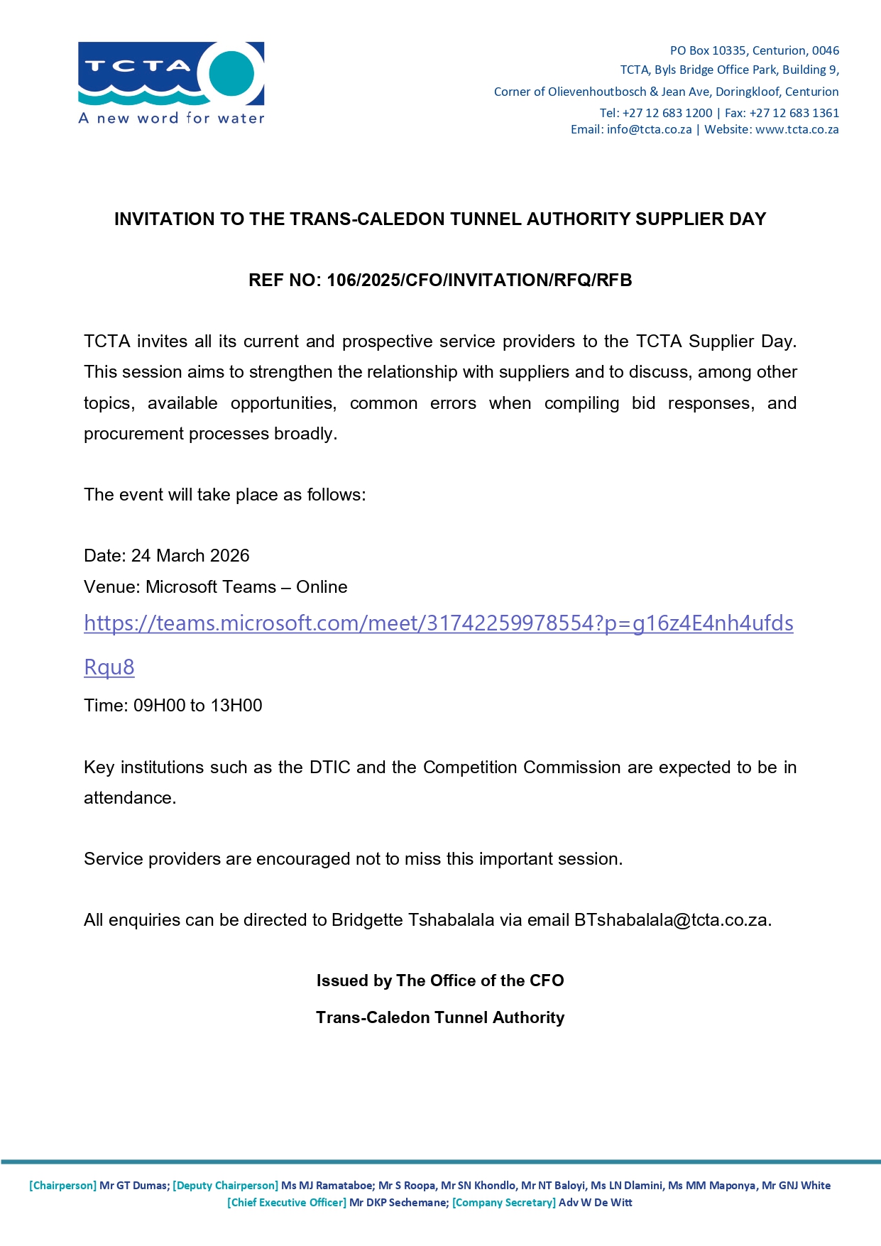 Invitation To TCTA Supplier Day_page-0001